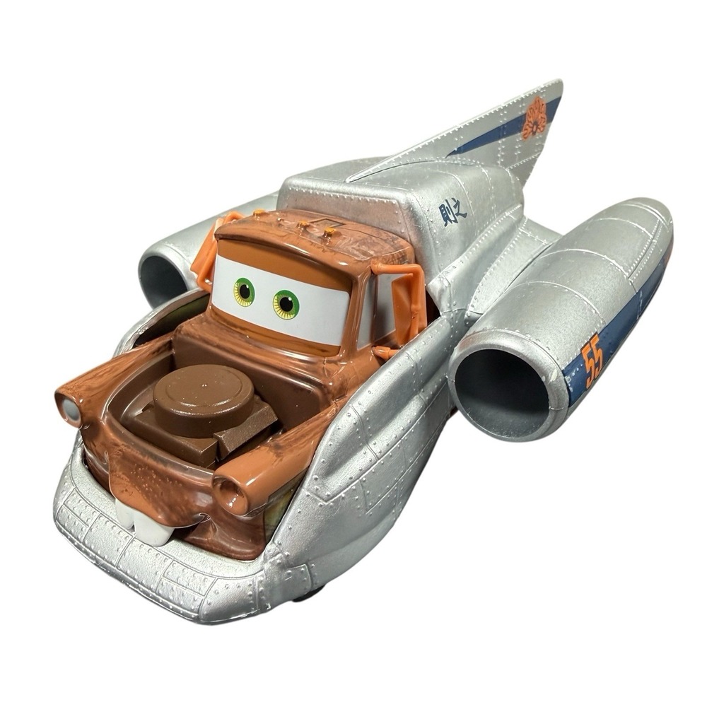 Disney‎ Pixar Cars Lightspeed Mater Jet Rocket Mattel Authentic Die-Cast Toy